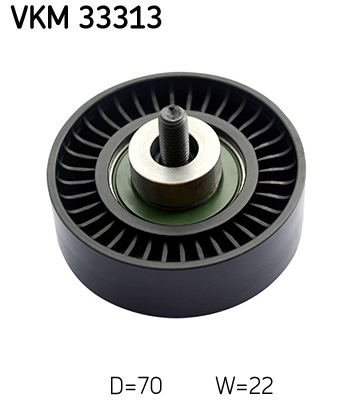 Vratná/vodiaca kladka rebrovaného klinového remeňa SKF (VKM 33313)